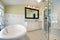 Master bath in luxury home