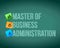 Master of business administration message