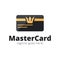 Master Card logo design template luxury and elegant