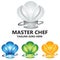 Master Chef Culinary Food Concept Logo Vector Design