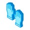 Master Gloves isometric icon vector illustration