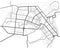 Master plan of Barnaul city. Town streets on the plan. Map of the scheme of road. Urban environment, architectural general layout.