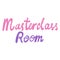 Masterclass room. Retro card for decorative design. Vector illustration banner, card, postcard. Modern hand drawn font