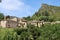 Masterpiece of the Romanesque architecture, Gellone Abbey in Saint-Guilhem-le-Desert, France