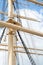 Masts and rigging of a historic Tall Ship