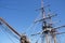 Masts, sails and rigging