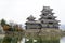 Masumoto Castle , Black in Japan black and white