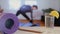 Mat for yoga, pilates, girl,incense sticks