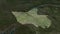 Matabeleland North, Zimbabwe - highlighted. Satellite