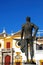 Matador statue and bullring, Seville, Spain.