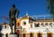 Matador statue and bullring, Seville, Spain.