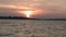Matahari terbenam di Pulau Ondrus