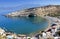 Matala beach at Crete island