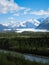 Matanuska glacier from Glenn Highway in Alaska