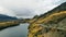 matanuska river in autumn time, Alaska, usa