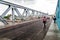 MATANZAS, CUBA - FEB 16, 2016: Calixto Garcia bridge over San Juan river in Matanzas, Cu