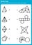 Match the correct net for each solid shape. -  Worksheet for education