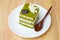 Matcha Chocolate Chip Cake.