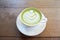 Matcha green tea latte