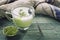 Matcha green tea latte