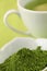 Matcha green tea powder