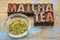 Matcha green tea powder