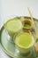 Matcha latte healthy coffee alternative