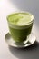 matcha tea latte oriental drink