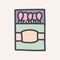 Matchbox color vector doodle simple icon design