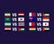 Matches Flags Emblems Asian Nations 2023 Teams Countries