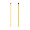 Matches symbol simple red and black vector icon light art silhouette wood burn. Bonfire flat matchstick lit hazard