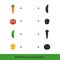 Matching game for kids preschool and kindergarten age. Find the correct shadow. Cute vegetables