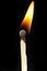 Matchstick flame