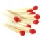 Matchsticks on a white background.