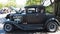 Mate black Custom rod based of 1929 Ford model A side