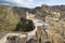 Matera - The cityscape with and the walley and rock churches San Pietro Caveoso and Santa Maria Idris