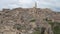 Matera, Italy. Amazing view of the Sassi of Matera. Landscape of the historical part of the town