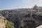 Matera landscape, with its rockyravine