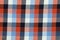 Material in a colorful plaid, a background