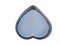 Material heart-shaped baking loaf pan non-stick coating. isolate