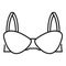 Maternity bra icon, outline style