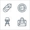 Maternity line icons. linear set. quality vector line set such as baby bag, high chair, ovum