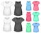 Maternity short sleeve t-shirt and top tank