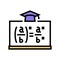 math class primary school color icon vector illustration