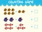 Math counting game template