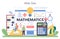 Math school online service or platform. Learning mathematics