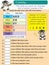 Mathematic counting tally chart