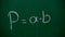 Mathematical formula for calculating the area