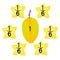 Mathematical games for children. Study the fractions numbers, example with of a carambola.