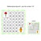 Mathematical labyrinth, worksheet - plus the number . Mathematical puzzle game. Learning mathematics, tasks for addition  for